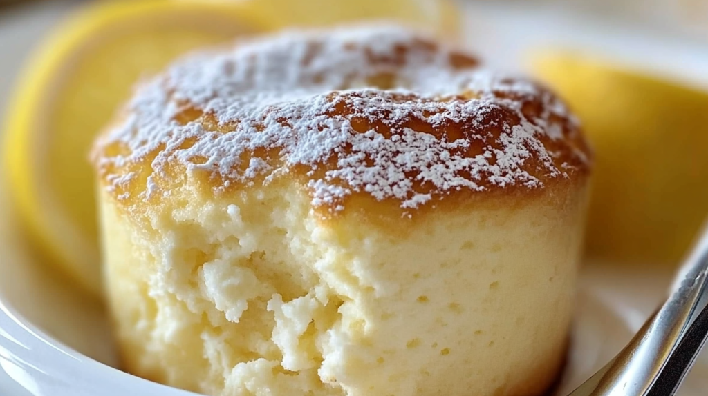 Step-by-step preparation of 2-minute lemon ricotta cottage cheese mug cake showing ingredients and finished dessert