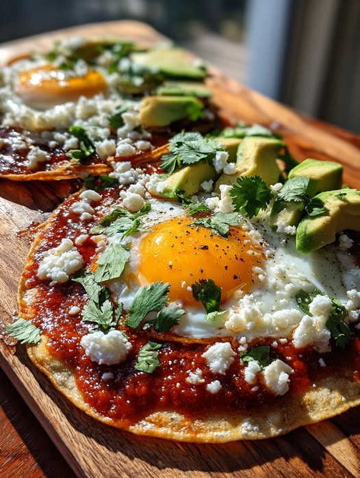 Salsa roja casera para huevos rancheros en molcajete con tomates asados, chiles jalapeños y cilantro fresco sobre mesa de madera rústica