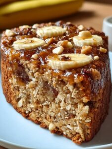 Bizcocho Fit de Avena, Plátano y Manzana – Sano, Rico y Sin Culpa