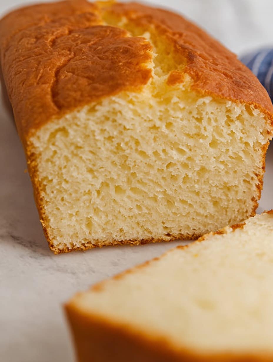 Pan de arroz al horno sin gluten, con corteza dorada y miga esponjosa