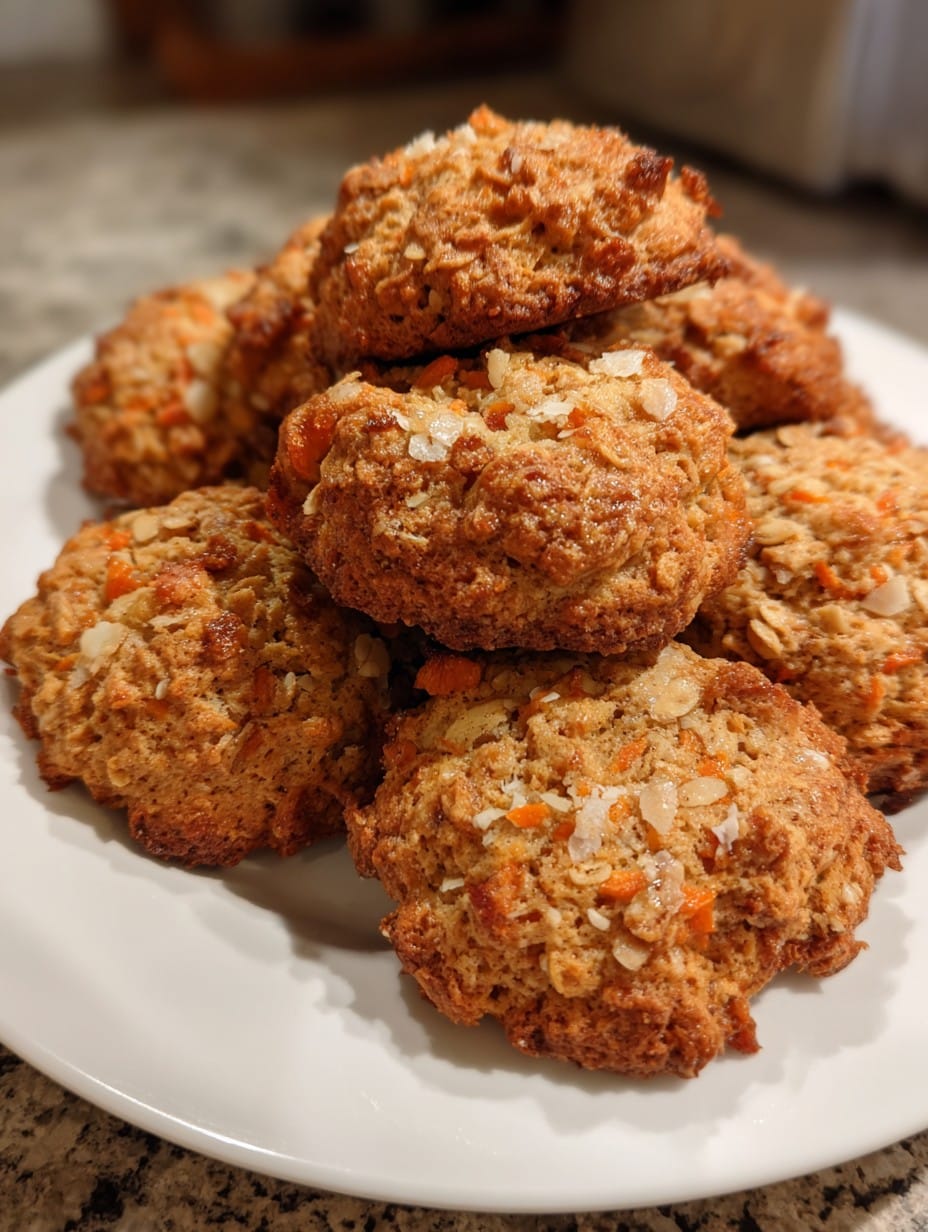 ¡Galletitas saludables! avena, coco y zanahoria