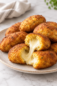 Platanitos rellenos de queso