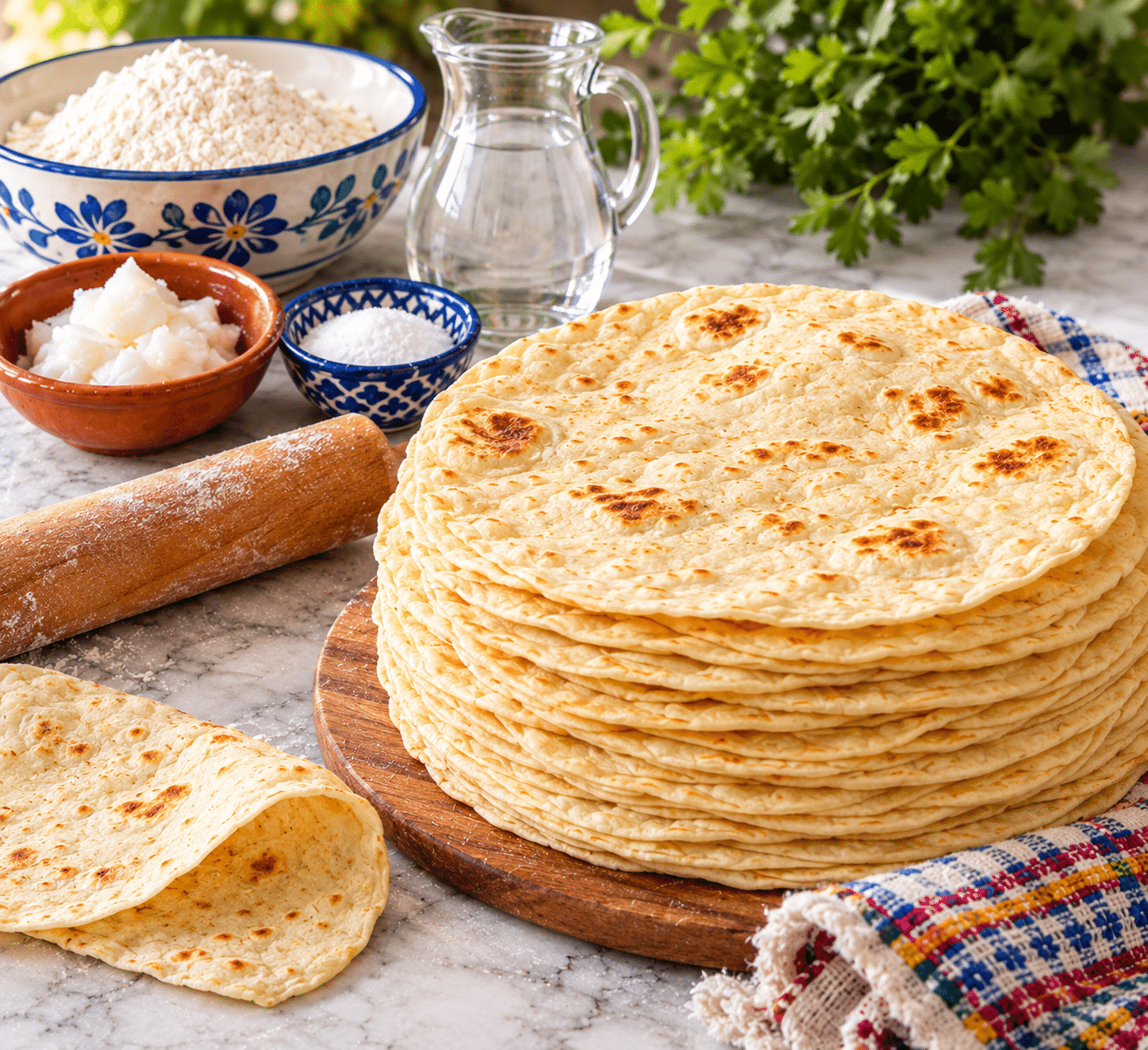TORTILLAS DE HARINA CASERAS