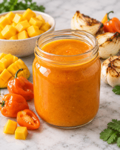 Salsa de mango habanero